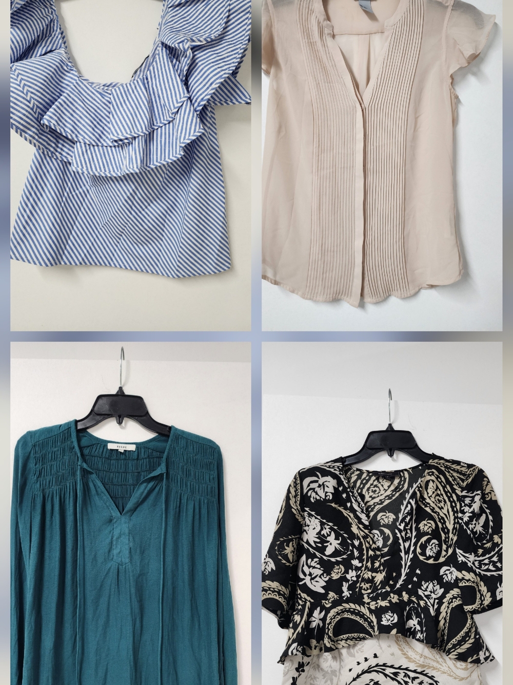 Bundle Of 4 Tops BCBG H&M RO&DE Simplee